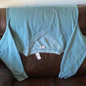 GAP Vintage Soft Oversized V-neck Sweatshirt XXL Blue